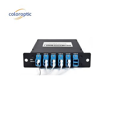 4 canali WDM Modello CWDM MUX con connettore LC per la rete di accesso