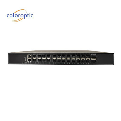 24 porte 10GE Layer 3 Core Network Switch con porte 2*40GE e sicurezza SSH
