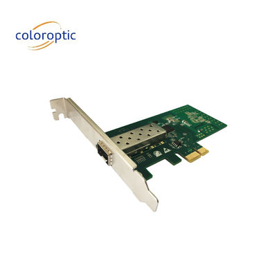 Carte Pcie a banda Infini Gigabit Single Port NIC Ottica Carte Pcie