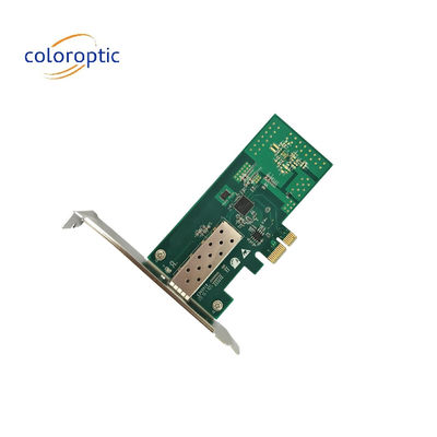 Carte Pcie a banda Infini Gigabit Single Port NIC Ottica Carte Pcie