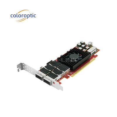 PCIe X16 100G QSFP28 Ethernet Smart Card doppia porta Xilinx Ultrascale+ 16nm Basato