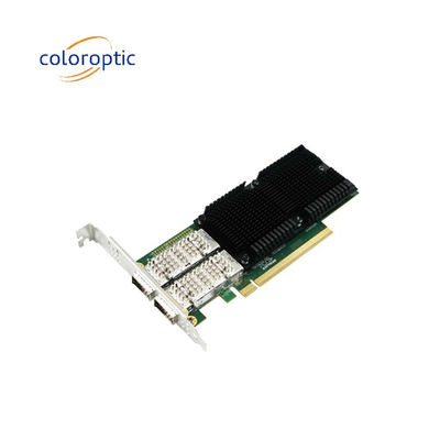 PCIe X16 doppia porta QSFP28 Ethernet Network Adapter 100G Intel E810