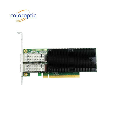 PCIe X16 doppia porta QSFP28 Ethernet Network Adapter 100G Intel E810
