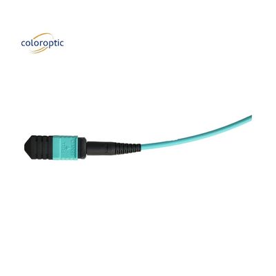 Corde di patch MPO ottica -4°C - 85°C Temperatura di conservazione con connettore