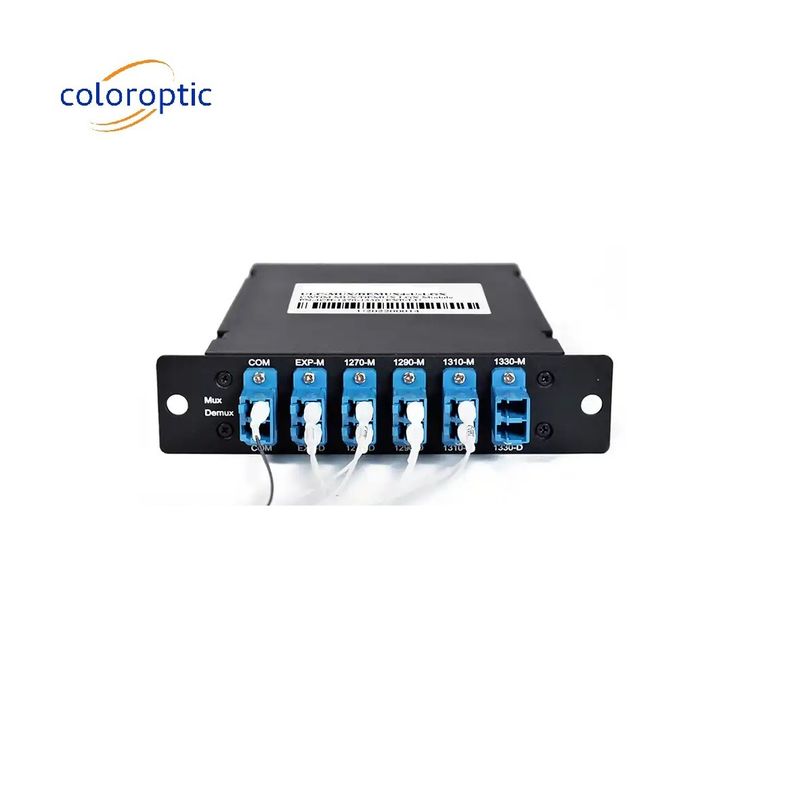 4 canali WDM Modello CWDM MUX con connettore LC per la rete di accesso