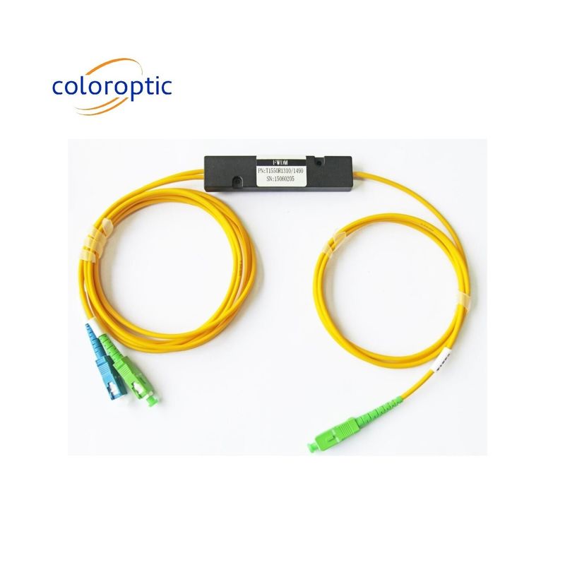 Dispositivo Fwdm ad isolamento di canale elevato Wdm Modello di fibra ottica per rete di accesso Catv