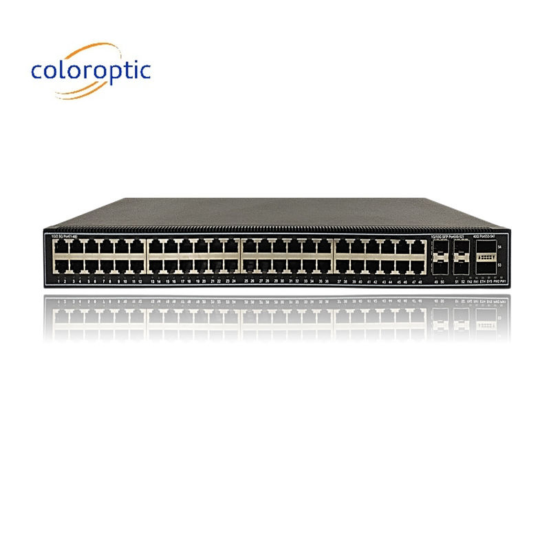 CE Layer 2 Enterprise Network Switch con porte 48*2.5GE, 4*10GE, 2*40GE